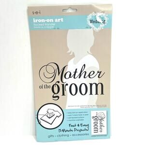 S.E.I. Iron On Art - Wedding - Mother of the Groom NEW
